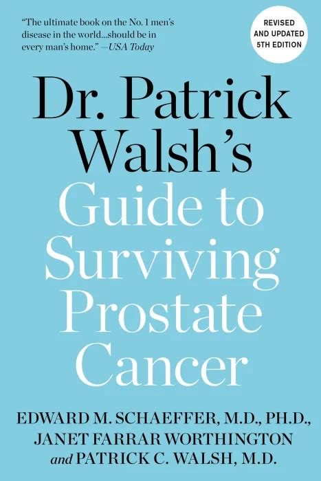 Dr Patrick Walsh S Guide To Surviving Prostate Cancer Th Edition Epub Wish Book