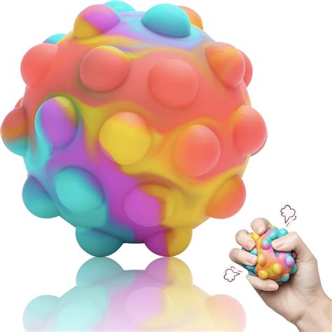 Buy Pop It Ball Fidget Toy Push Bubble Pop It Stress Ball Fidget