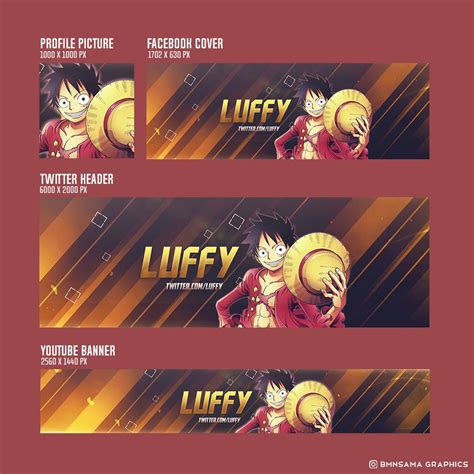 One Piece Luffy Sky Skipper 《路飞：海贼王》 Anime Banner Art Design Theme