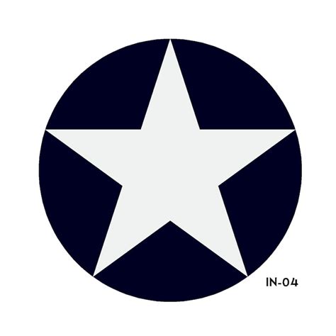 Air Force Decal Star In Circle Insignia Roundel Decal Or Etsy