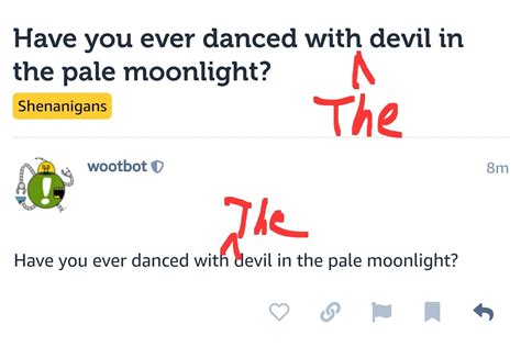 Have You Ever Danced With Devil In The Pale Moonlight Shenanigans Woot