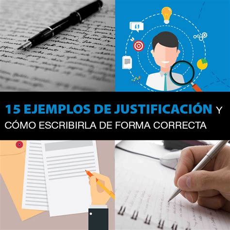 15 Ejemplos De Justificación Y Cómo Escribirla De Forma Correcta