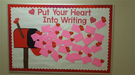 Valentines Day Writing Theme School Bulletin Board Super Easy