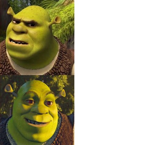 Drake Shrek Blank Template Imgflip