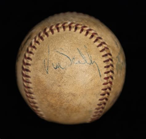 Lot Detail Brooklyn Dodgers Signed Baseball W Jackie Robinson Vin