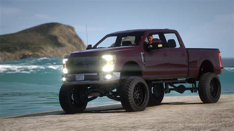 2019 Ford F350 Lifted Pickup Truck Fivem Mods