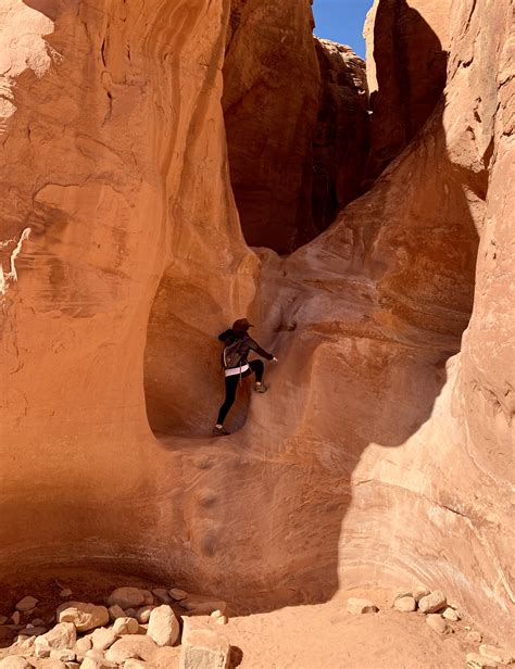 Spooky And Peek A Boo Slot Canyons Map