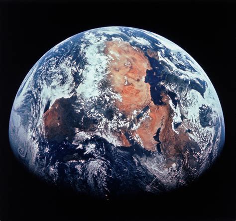 Planet Earth As Seen From Space During By Nasa