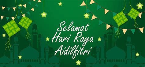 Selamat Hari Raya Aidilfitri Viering Achtergrond Achtergrond Feest