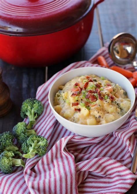 Broccoli Potato Cheese Soup With Bacon Everyday Reading