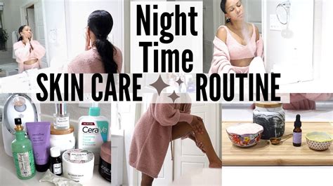 Skincare Routine 2021 My Evening Skincare Routine Realistic And Relaxing Youtube