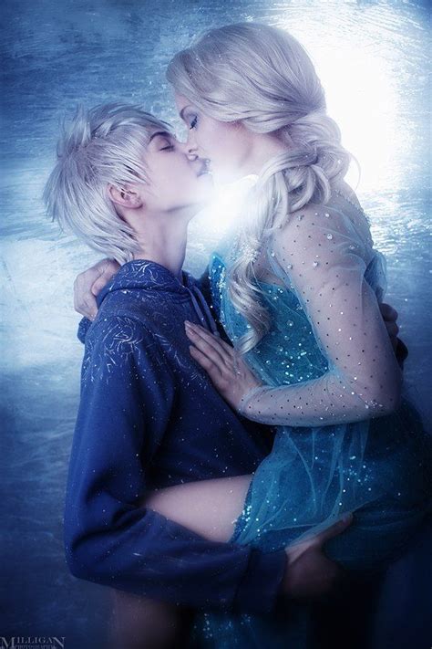 Jack And Elsa Cosplay Elsa And Jack Frost Photo 39495107 Fanpop