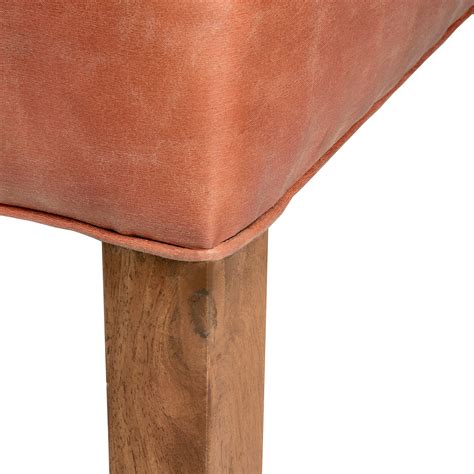 Tan Faux Leather Dining Chair Wholesale By Hill Interiors