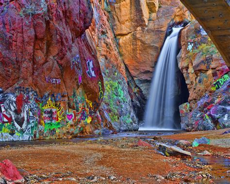 Grafitti Falls Aka Rainbow Falls In Manitou Springs Fin Flickr
