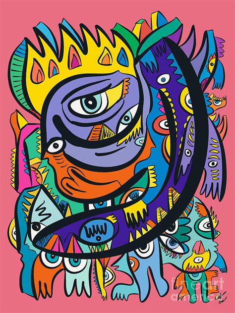 Aztec Graffiti Pop Art Mystic Digital Art By Emmanuel Signorino Pixels