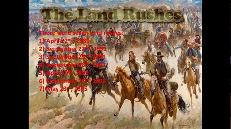Oklahoma Land Rush Powerpoint 9th Grade History Youtube