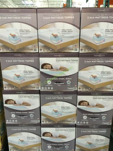 The overnight recovery line of mattresses from novaform is designed to help people get deeper, longer sleep. Novaform Comfortluxe 3" Memory Foam Mattress Topper - Twin ...