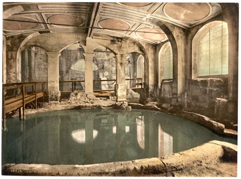 Filecircular Roman Bath Bath C1900 Wikimedia Commons