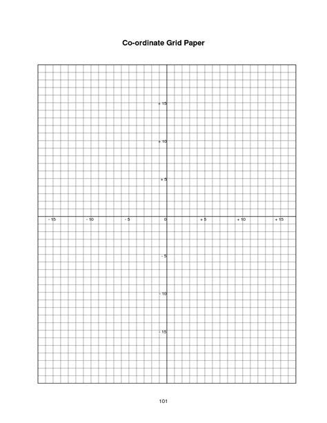 Coordinate Grid Paper Large Grid A Free Printable