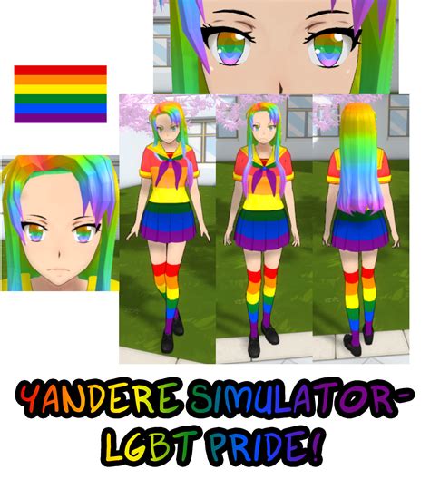 Yandere Simulator Lgbt Pride Skin By Imaginaryalchemist On Deviantart