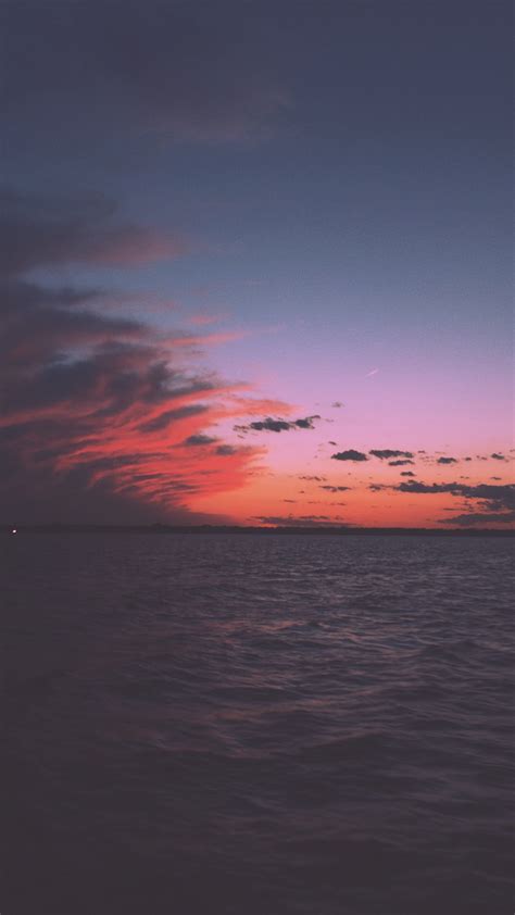 Sea Sunset Clouds Portrait Display 1080x1920 Wallpaper Wallhavencc