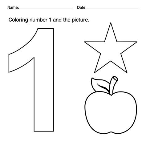 Cutting the numbers or the pictures and pasting them on the right place. 8 Best Images of Numbers 1 10 Chart Preschool Printables ...