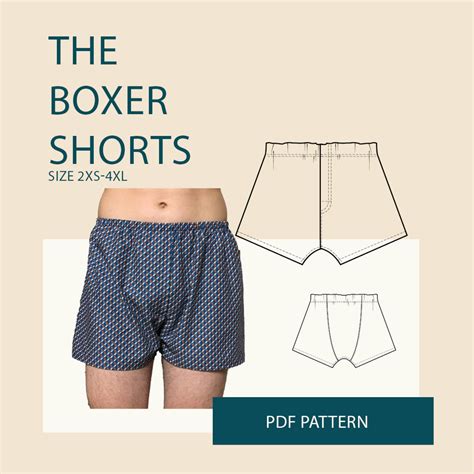 Mens Boxer Shorts Wardrobe By Me We Love Sewing Boxer Shorts Pattern Underwear Pattern