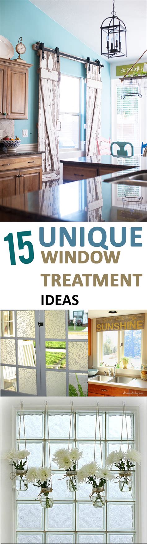 Many of these looks can also be made yourself! 15 Unique Window Treatment Ideas - Sunlit Spaces | DIY ...
