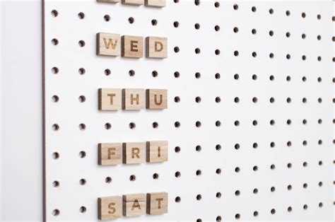 Pegboard Letters By Block Design