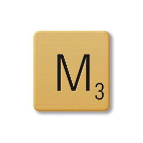 Scrabble Tile M By Axemangraphics Redbubble