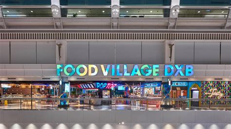 Food Village Dubai International Airport Restaurant Interior Design