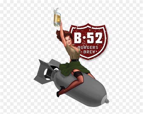 Artistic Representation Of A World War Two Style Pinup B 52 Bomber