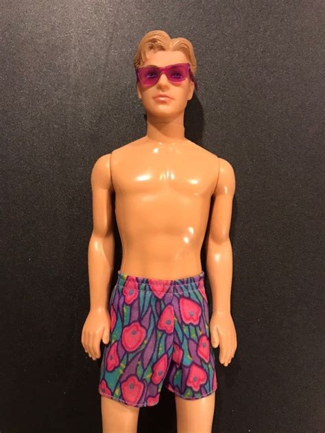 Barbie Ken Doll With Two Outfits Beach Ken Ken Doll Barbie Dolls Barbie Dress Pattern Barbie