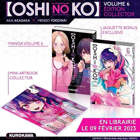 Tome 6 Collector Du Manga Oshi No Ko Où Le Commander Le Crocodeal