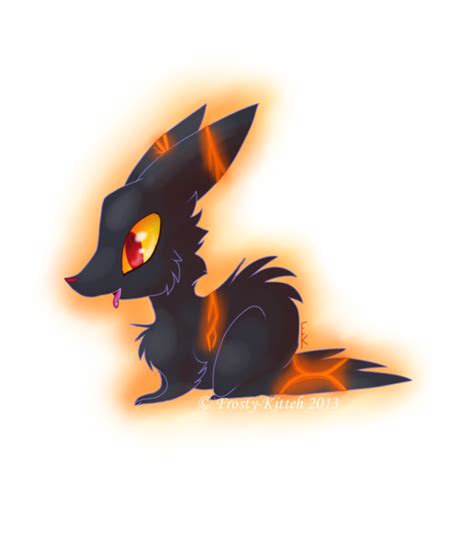 Winged Fire Wolf Pup