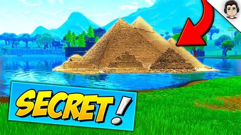 New Secret Loot Lake Pyramid Has Appeared In Fortnite Fortnite Season 5 Pyramid Under Loot