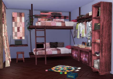 Sims 4 Ccs The Best Kids Bedroom By Pqsim4