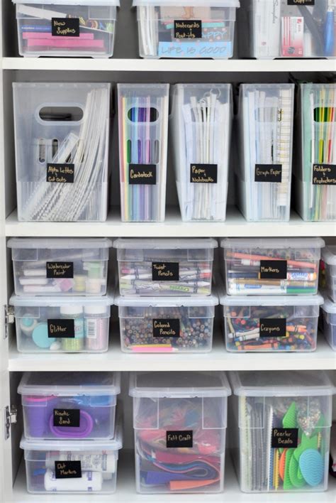 Organized Craft Closet Intentional Edit Organizing And All Things
