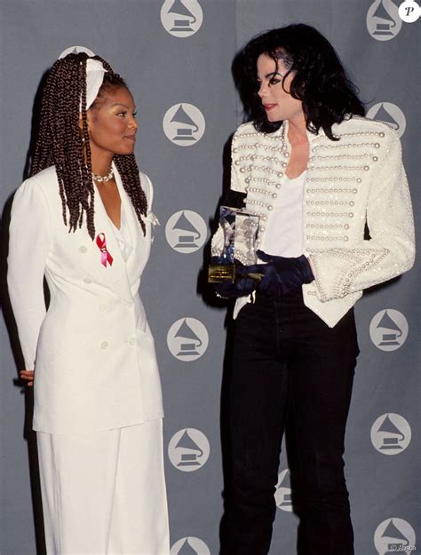 Janet Jackson Et Michael Jackson Aux Grammy Awards à Los Angeles