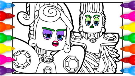Trolls Band Together Velvet And Veneer Coloring Pages YouTube