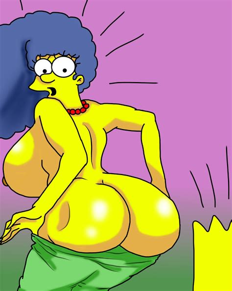 Rule 34 Ass Bart Simpson Big Ass Big Breasts Breasts Looking Back