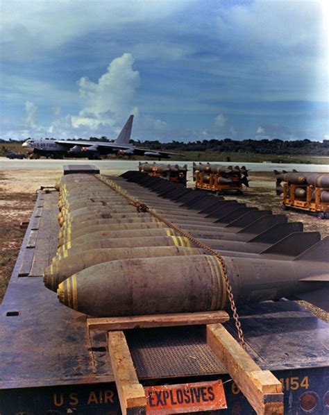 M117 750 Lb 340 Kg Bombs Without Fuses Ready To Be Loaded Onto The U