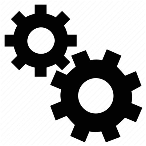 Cog Wheels Cogs Configuration Gear Option Setting Icon