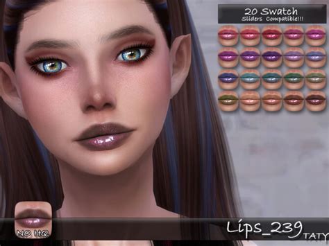 Lips 239 By Tatygagg At Tsr Sims 4 Updates