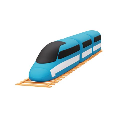 3d Train Icon 10872866 Png