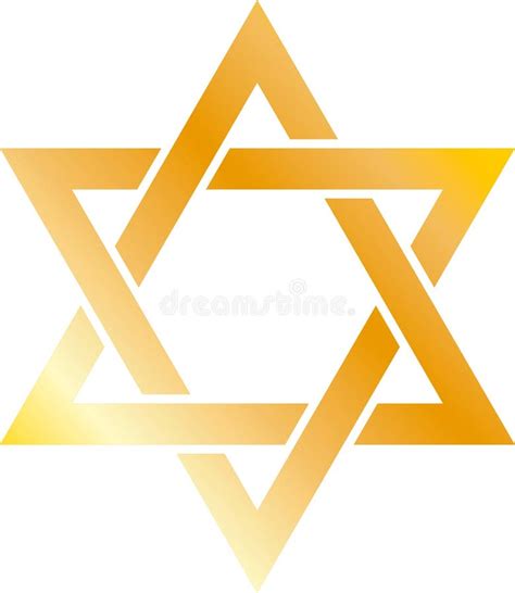 Star Of David Jewish Judaism Religion Gold Gradient Ai Eps