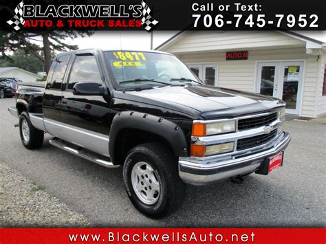 Used 1997 Chevrolet Ck 1500 Ext Cab Sportside 1415 Wb 4wd For Sale