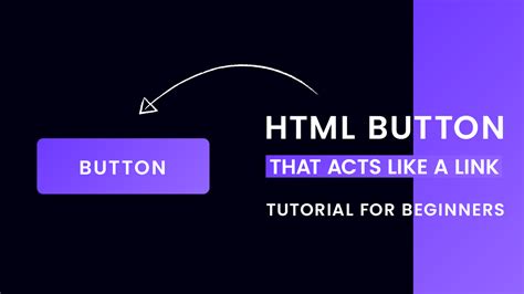 How To Make Html Button Link