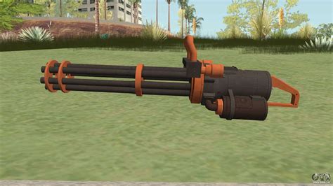 Coil Minigun Orange Gta V Pour Gta San Andreas