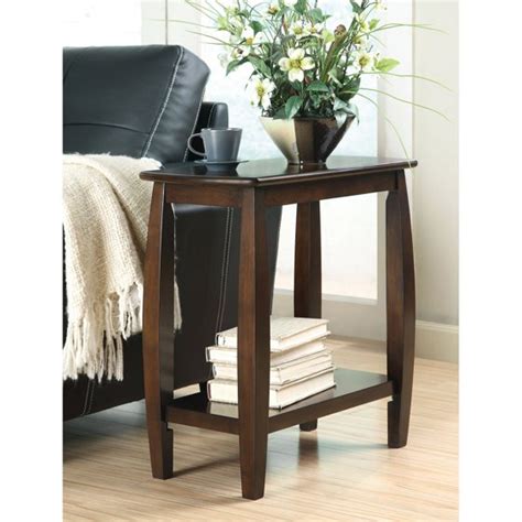 Coaster Furniture Cappuccino Transitional Chairside End Table